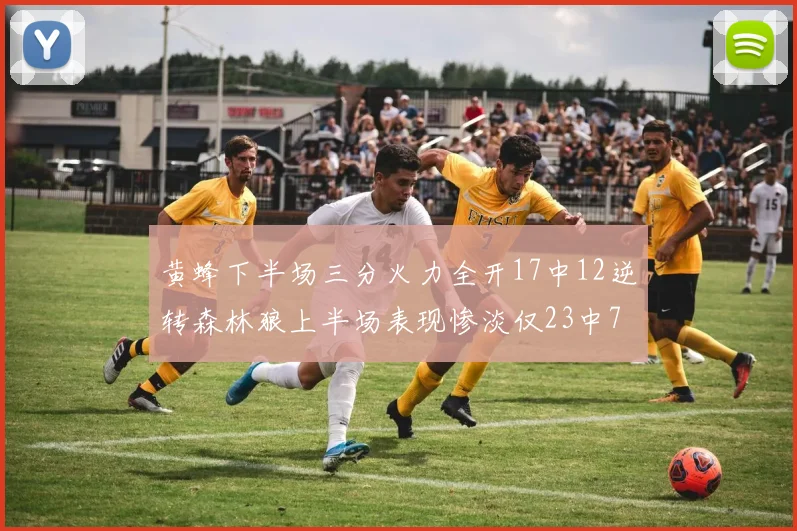 黄蜂下半场三分火力全开17中12逆转森林狼上半场表现惨淡仅23中7